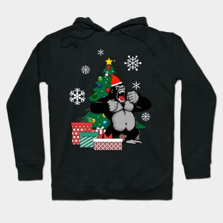 King Kong Around The Christmas Tree Hoodie